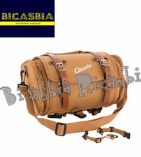 5756 - BORSA VALIGIA MARRONE 330X190X180 10 LT PER PORTAPACCHI VESPA 50 125 150