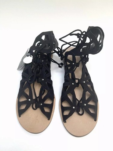 Zara new faux suede strappy - zara,