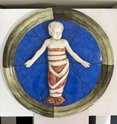 Targa statuina bambino