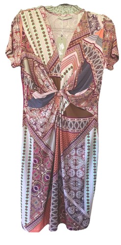 Abito maglia bianca - in,