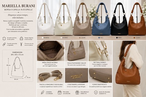 Mariella burani borsa donna - mariella, a