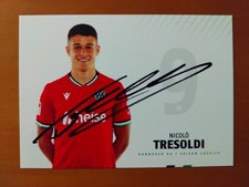 Nicolò Tresoldi, originale autogr., cartolina 2024/25, Hannover 96, #9, nuovo⚽👍