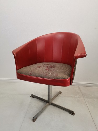 Sedia poltrona anni rosso - sedia,