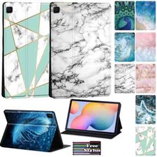 Marble Leather Tablet Stand Cover Case - For Lenovo Tab M7/M8/M9/M10/M11/xiaoxin