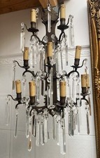 Lampada/Lampadario in bronzo