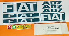 ADESIVI DECALCOMANIE FIAT ALLIS AD7c PER TRATTORI AGRICOLI CINGOLATI