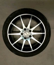 4 Cerchi Lega DEZENT  NERO DIAMANTATO 7X17 5X114 ET 40 CB Toyota Auris