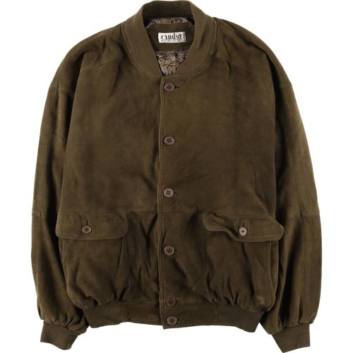 Blusa uomo pelle scamosciata