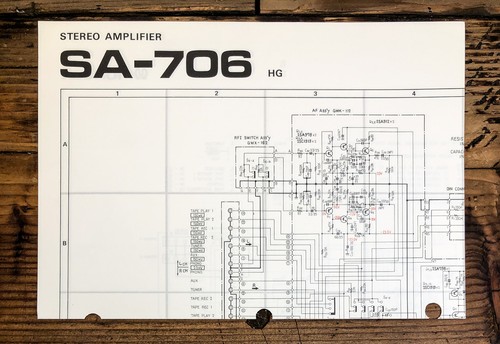 Pioneer 706 amplificatore - sa-706,