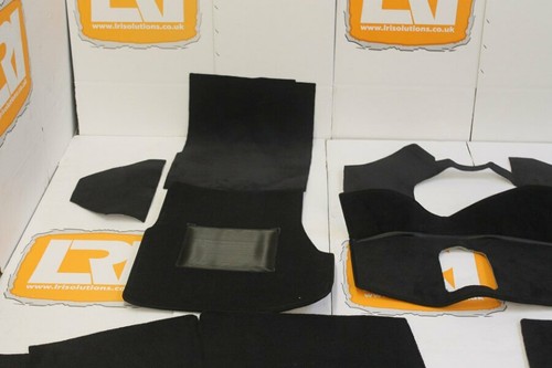 Set tappetino tappeto nero