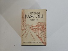 Giovanni Pascoli - Poesie - 2 Volumi Mondadori 1958 Hardcover - Perfetto