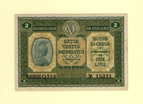 Italia due lire cassa - 2,