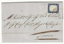 1857 Sardegna - Piego 20 c