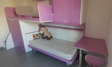 Cameretta a Ponte a Soppalco a doppio letto