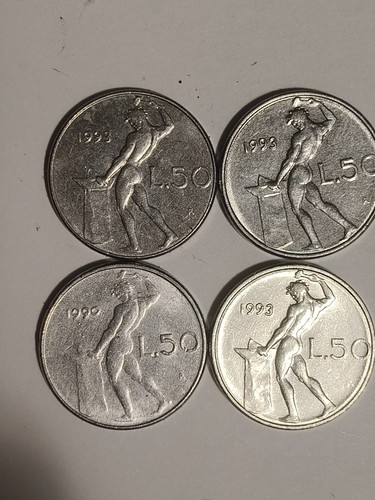 Monete lire italiane - 50,