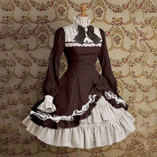 Women gothic cosplay dress - women,