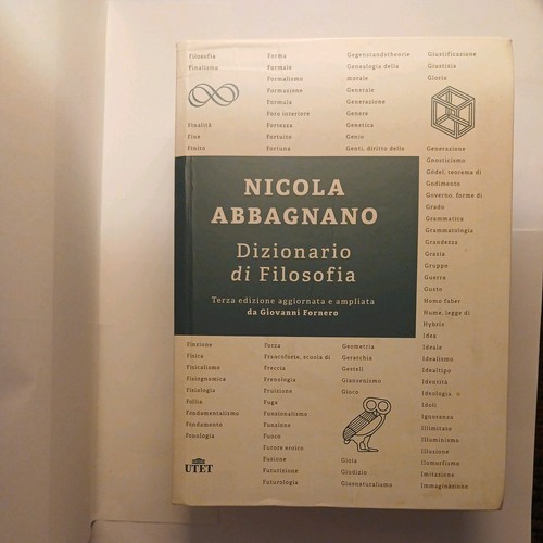 Nicola abbagnano dizionario - dizionario, di