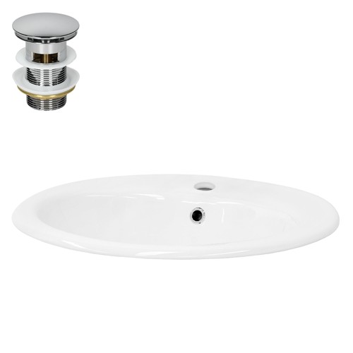 Lavabo incasso bianco - lavabo, da