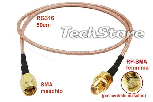 Cavo coassiale rg316 50ohm - cavo,