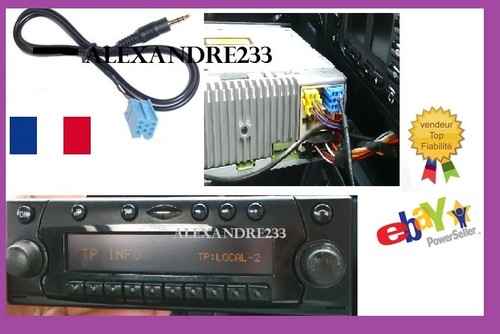 Cable aux aux adaptateur mp3
