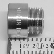 Prolunga raccordi idraulici in ottone cromato da mezzo pollice 1/2" cm 1,5 mm 15