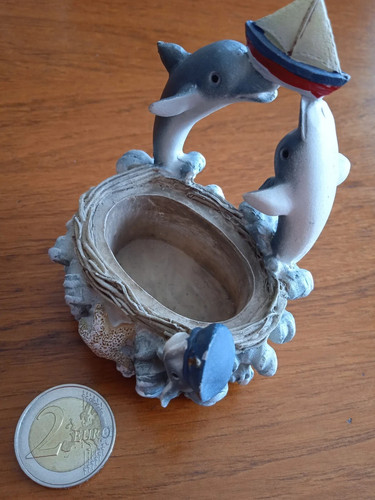 Statuette figurine dauphins - figurine, 2