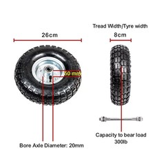 Carrello da giardino ruota