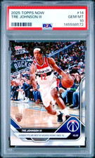 PSA 10 Tre Johnson RC 2025-26