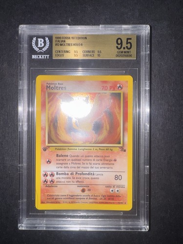 Pokemon moltres fossil 1 - 12/62,