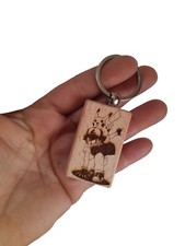 Portachiavi Pokémon, Ash E Pikachu, incisione laser