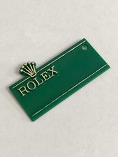 ROLEX Green Swing Tag Hangtag