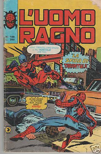 Uomo ragno corno 188 la - corno, n.188