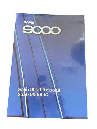 Brochure depliant saab 9000 - brochure,