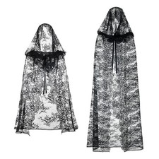 Mantello da strega in pizzo