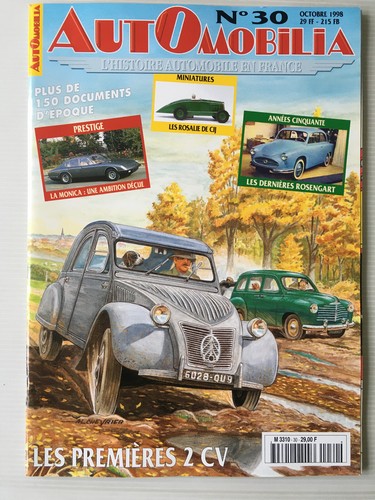 Revue automobilia n 30 - ,