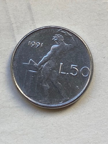 Rara moneta lire 1991 - rara, 50