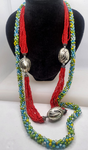 Collane perle vetro collana - ,