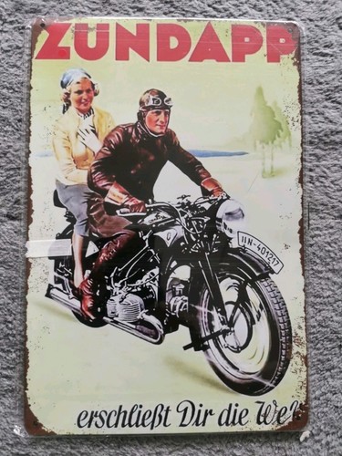 Insegna latta zundapp - zundapp, ks600