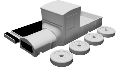 Modello scala camion - modello, ford