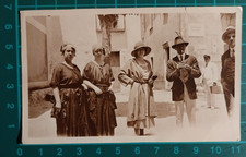 FOTO DONNE E UOMINI PAESE TABACCHI E LOTTO 1920 - 30 C.  ( F 38 )