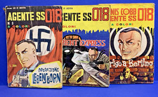 LOTTO 8 fumetti di DENNIS COBB Agente SS018 Corno 1965 ORIGINALI !!