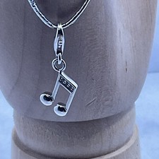 Ciondolo Thomas Sabo: Nota Musicale Quaver con Ciondolo Diamante, Argento, Contrassegnato