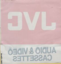 adesivo vintage STICKER klebeR CM 16 GROSSA VETROFANIA JVC AUDIO & VIDEO CASSETT