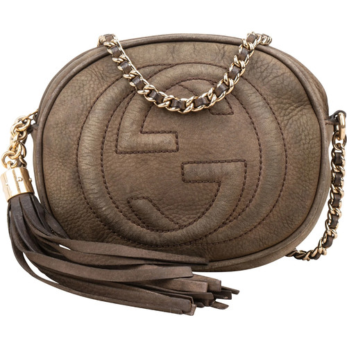 Borsa gucci nubuk leather soho - gucci,