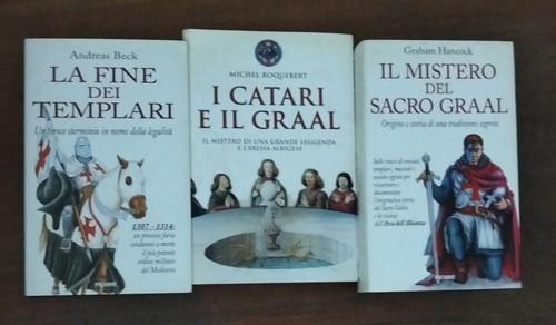 Lotto libri sui templari - libri,