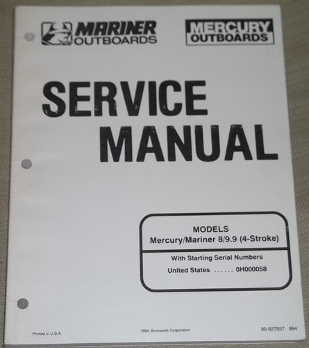 Manuale servizio del motore - servizio,