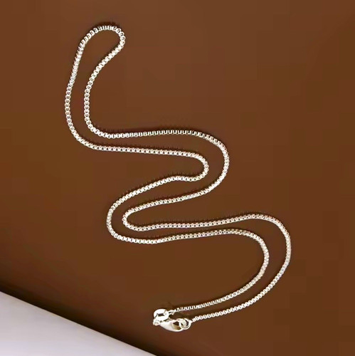 Collana moschettone argento - in,