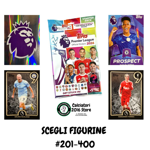 Premier league 2026 topps - league,