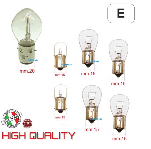 Set lampadine 12v - lampadine,