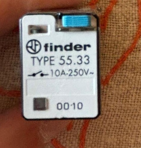 Relè finder type - relè, 55.33.(10a